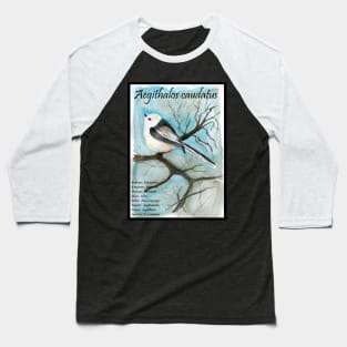 Long-tailed tit Baseball T-Shirt